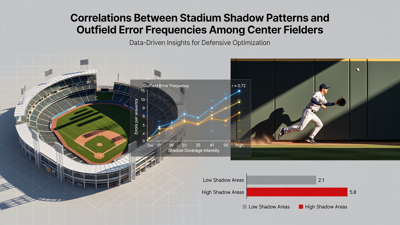 Center fielder adjusting position as shadow lines move across the warning track in a domed ballpark