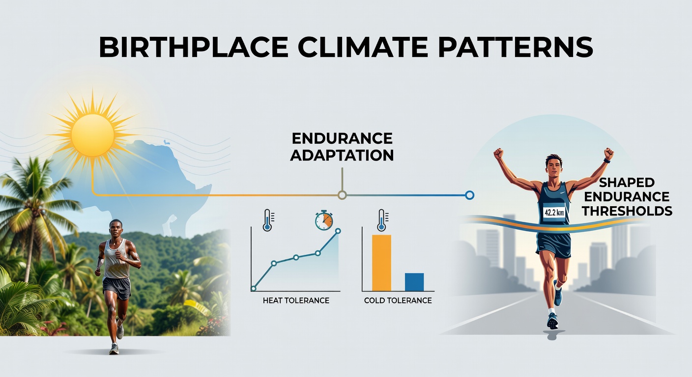 Marathon runners training in equatorial heat and humidity conditions that influence physiological adaptations
