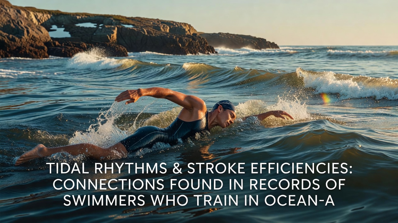 Detailed view of swimming stroke analysis equipment near coastal training pools