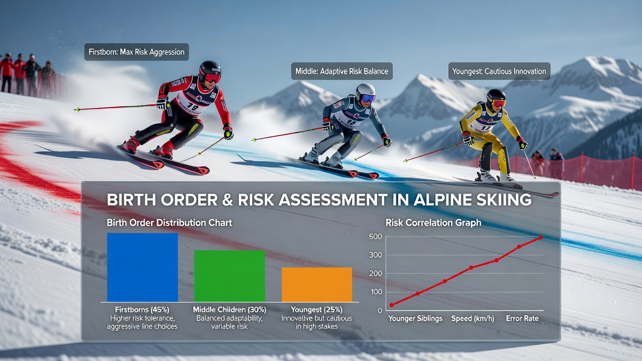 Professional alpine skiers navigating a high-speed downhill course during a World Cup event, showing varied risk approaches on steep terrain